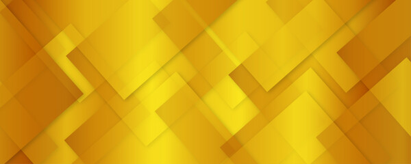Poster - Abstract modern orange, yellow pattern geometric luxury gradient line background random square shape design. 3d shadow effects, modern design template background. layered geometric triangle shapes.