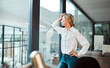 © peopleimages.com - Thinking, stress and mature woman in office with worry for crisis, company risk and mistake. Business manager, corporate and person with financial decision for bankruptcy, failure and unemployment