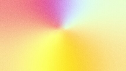 Poster - Vibrant Horizon gradient abstract background featuring Bright Yellow, Soft Coral and Pale Lime color with grainy texture, wallpaper, business background 