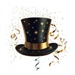 © ikbal - A realistic festive hat and streamers