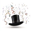 © ikbal - A realistic festive hat and streamers
