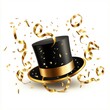 © ikbal - A realistic festive hat and streamers