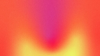 Poster - Sunset Bloom gradient abstract background featuring Fiery Orange, Magenta Pink and Golden Yellow color with grainy texture, wallpaper, business background 