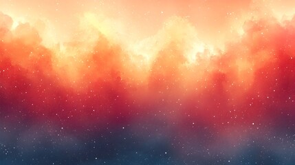 Poster - Stunning pastel gradient background with a soft noise texture transitioning from coral to light peach  This design is perfect for creating abstract banners posters websites
