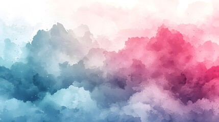 Poster - Elegant minimalist background featuring a seamless gradient blend of soft seafoam green and lavender hues accented with a subtle noise texture  Ideal for banner poster