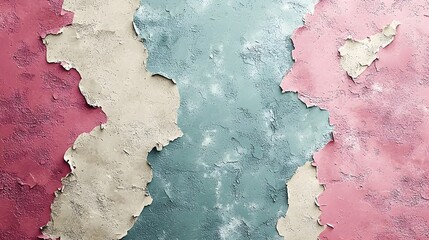 Poster - Elegant Pastel Gradient Background with Delicate Noise Texture and Soft Blended Mint and Pink Hues Perfect for Poster Designs Digital Art or Creative Backdrops