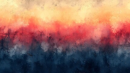 Poster - Elegant and Calming Pastel Blue to Soft Peach Gradient Background with Subtle Noise Texture Perfect for Minimalist Banner Cover or Poster Design
