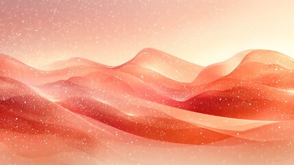 Poster - soft pastel gradient background with subtle noise texture in fading sand to peach colors for minimal