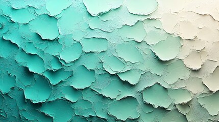 Poster - Elegant and Serene Gradient Background with Smooth Noise Texture Transitioning from Light Mint to Soft Beige Tones  Minimalist and Calming Digital Wallpaper or Pattern Design