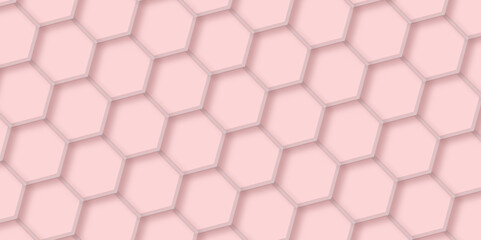 Poster - Abstract background colorful hexagon with seamless geometric pattern texture design. futuristic geometry pattern honeycomb mosaic texture design. hexagon grid minimalist mesh cell texture design.
