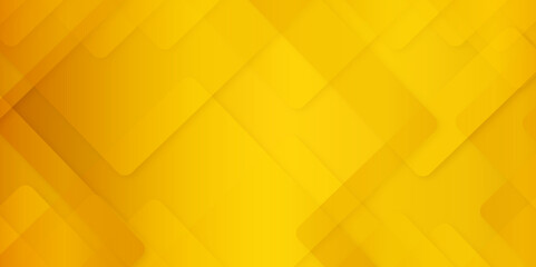 Poster - Abstract modern orange, yellow pattern geometric luxury gradient line background random square shape design. 3d shadow effects, modern design template background. layered geometric triangle shapes.