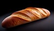 © Charles - portion of french bread on black background
