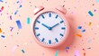 © Marketplace - Celebration countdown clock festive background digital illustration joyful atmosphere close-up view time awareness concept