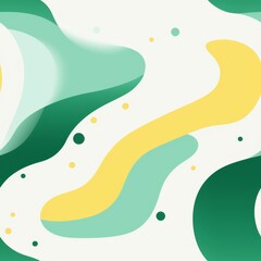 Poster - Minimalistic pattern design featuring repeating elements in two color combinations