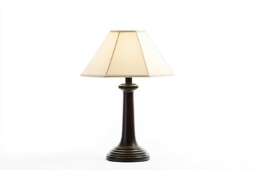 Wall Mural - Table lamp with white shade