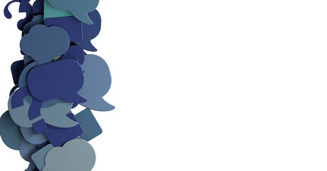 Poster - speech bubbles