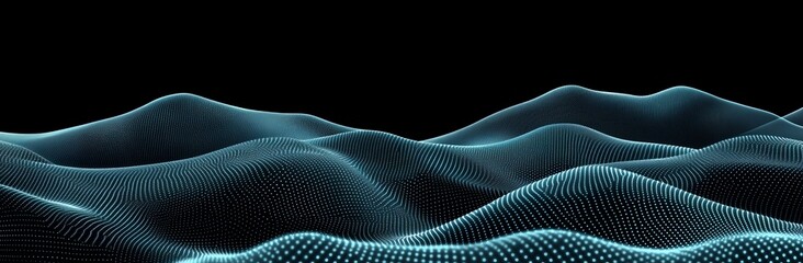 Poster - An abstract molecular banner with a geometric, polygonal design. A modern design network background for a website, business, web banner, or template.