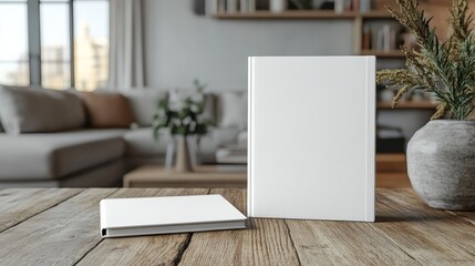 Closeup of white notebook cover texture on a neutral background, material detail, stationery mockup