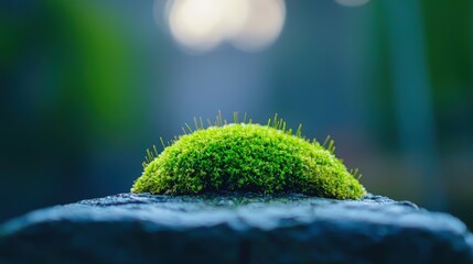 Sticker - Green moss on rock