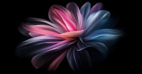 Leinwandbilder - The color scheme is pink, lilac, purple, sphere background made up of lines and dots, particles., FUI element. geometric background from abstract molecules.
