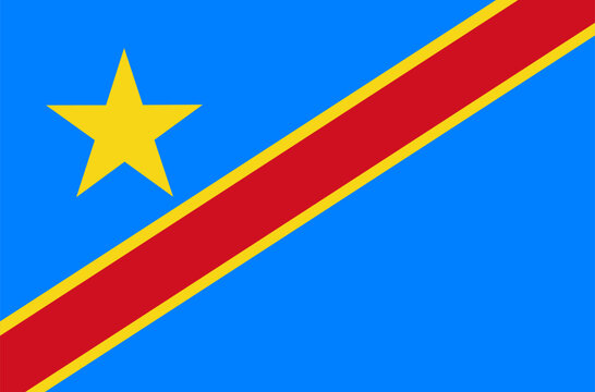 DR Congo Flag Vector Editable | High-Resolution National Symbol