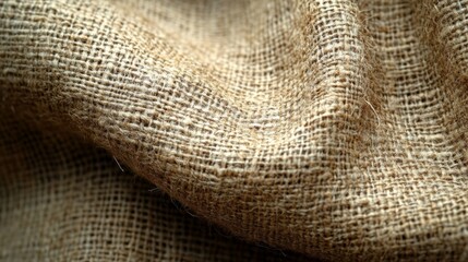 Aufkleber - This burlap fabric features a detailed woven texture with earthy brown tones, perfect for crafts, home decor, or eco-friendly projects. Its rustic look adds charm to any design.