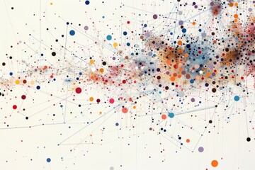 Poster - Visual representation of global connectivity through a network map highlighting continents and cities illuminated against a dark background