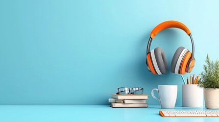 Aufkleber - Creating a productive office atmosphere home office digital content serene environment calming view soft music inspiration