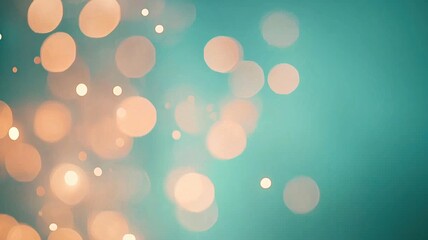 Poster - Delicate and Dreamy Pastel Background with Soft Bokeh Glow and Light Green Hues for Creative Projects