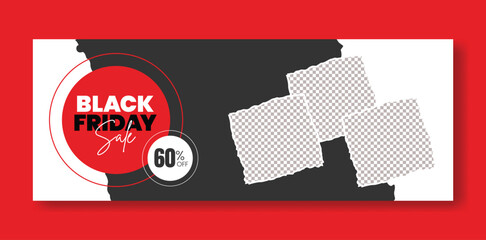 Wall Mural - super sale horizontal banner template, special offer discount banner, shopping banner design, sale p