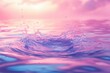 © Aliaksandra - water splash photography, a serene water splash with dew and pastel skies makes a tranquil backdrop for text in this mesmerizing scene