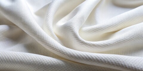 Abstract White Fabric Texture, close-up, fabric, texture