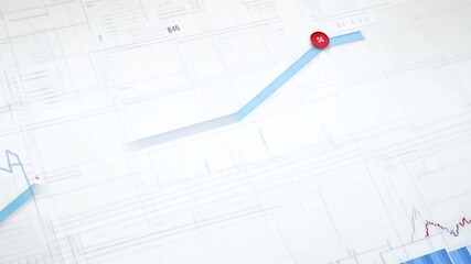 Poster - graph demonstrating steady growth in performance metrics over time generative ai