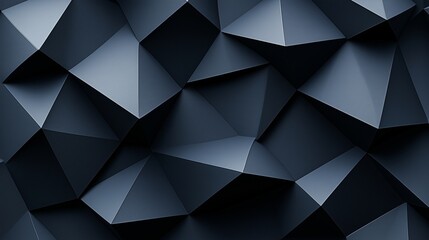 Aufkleber - Black and white image of a wall with many triangles. The image has a modern and abstract feel to it