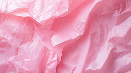 Poster - Soft and Smooth Pink Crumpled Paper Texture Ideal for Backgrounds, Crafts, Invitations, and Various Creative Projects