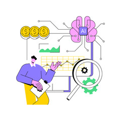 Poster - AI-Analyzed Market Research abstract concept vector illustration.