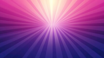 Poster - Abstract pink and purple radial gradient background with sunburst rays emanating from the center.