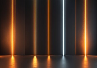 Poster - Elegant luxurious glow backgrounds for vertical wallpaper in high resolution