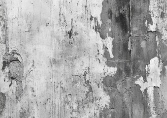Poster - Gray grunge texture with a distressed appearance