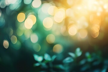 Poster - Abstract blurred background featuring a bokeh effect creating a modern style wallpaper with a defocused aesthetic