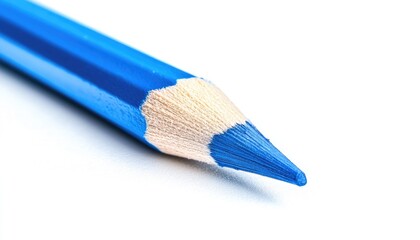 Poster - Light blue pencil lines on a white background