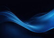 © Vidokk - Blue corporate design wave. Digital abstract background with sleek technology motion.