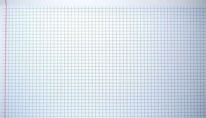 Poster - grid square graph line full page on white paper background, paper grid square graph line texture of note book blank, grid line on paper white color, empty squared grid graph for architecture design