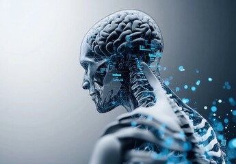 Poster - Exploring the intersection of technology and human anatomy through a digital representation of the brain and spine