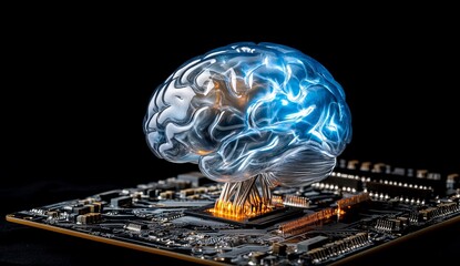 Poster - Innovative technology merges with brain-like intelligence, revolutionizing data processing and cognitive computing in the digital era