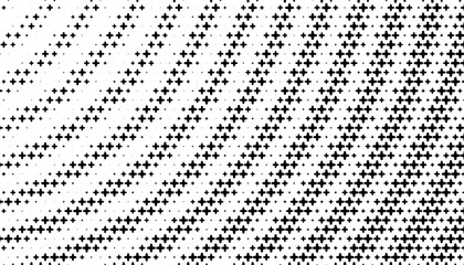 Poster - geometric transition pattern with radial effect. smooth motion with black and white color, easily re