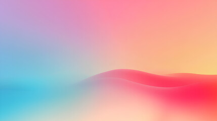 Poster - Colorful abstract background with gradient effect pink, orange, yellow, and blue.