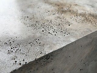 Poster - Detailed Close-Up of Smooth Concrete Surface Highlighting Subtle Variations and Unique Textures Ideal for Modern Interior Design or Architectural Projects