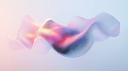 Poster - The design features stunning flowing lines and a mix of soft colors that reflect advanced technology and sound innovation.