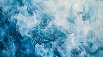 Wall Mural - Soft Blue and White Abstract Texture Background